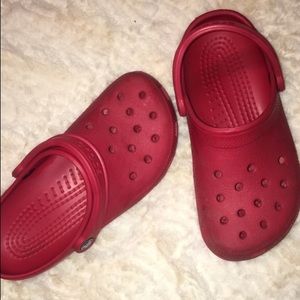 Red Lightly Used CROCS